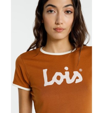 Lois Camiseta Lois Jeans marrón