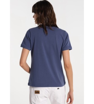 Lois Lois Jeans T-shirt - Graphic Short Sleeve blue