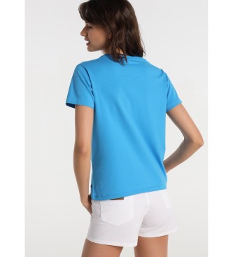 Lois Jeans T-shirt Lois Jeans - Grafica manica corta blu