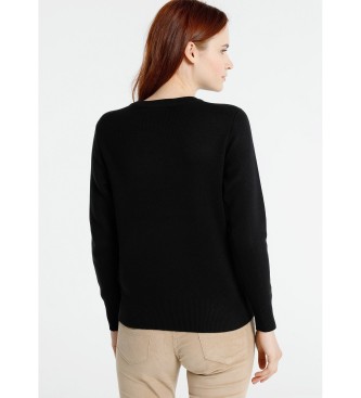 Lois Jeans  Jaquard-Pullover Fall Supply schwarz