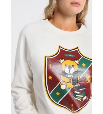 Lois Rangla College Sleeve Sweatshirt 62 bege