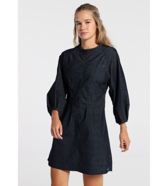 Lois Jeans Rangla Sleeve Micro Corduroy Dress