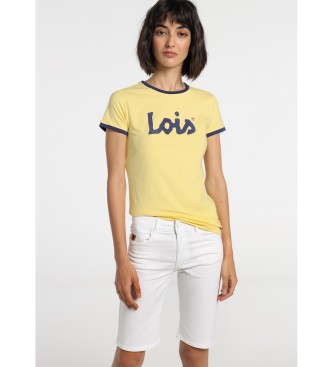 Lois Jeans Gelbes T-shirt