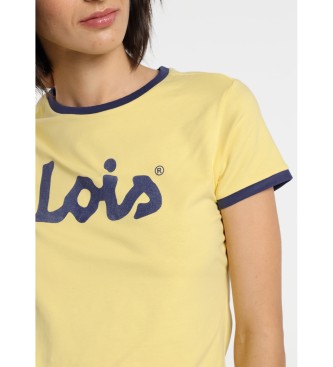 Lois Jeans Gelbes T-shirt