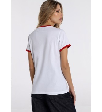 Lois T-shirt blanc à manches longues