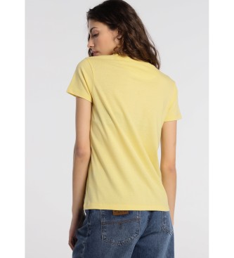 Lois T-shirt graphique Good Times Pop jaune