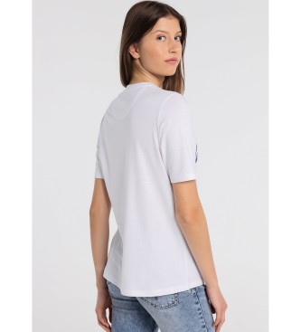 Lois Camiseta Faces T-shirt Branca