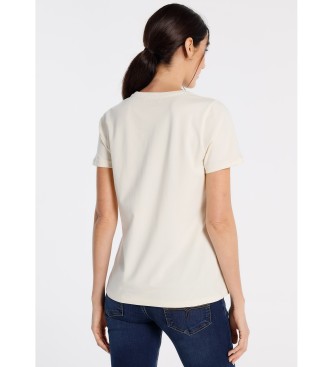 Lois T-shirt grafica manica corta bianca