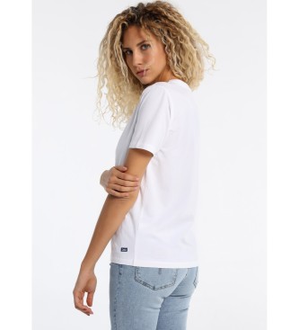 Lois Graphic Short Sleeve T-Shirt White