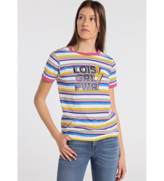 Lois Jeans T-shirt confort rose