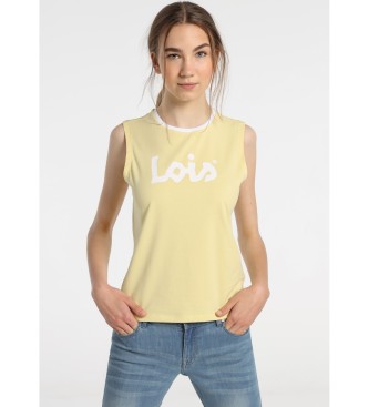 Lois Camiseta Logo Comfort Yellow