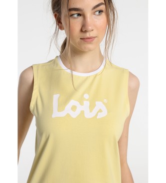 Lois Camiseta Logo Comfort Yellow