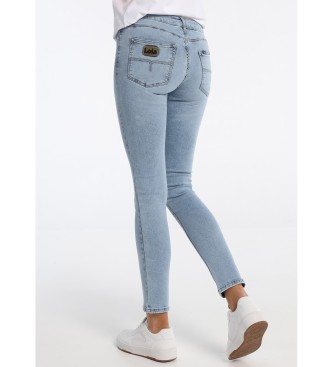 Lois Jeans in denim blu dalla vestibilità skinny candeggina