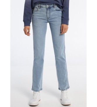 Lois Jeans Jeans Denim Bleach Straight Fit Blue