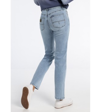 Lois Jeans Jeans Denim Bleach Straight Fit Blue