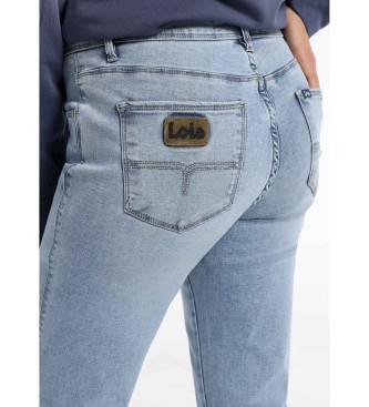 Lois Jeans Jeans Denim Bleach Straight Fit Azul