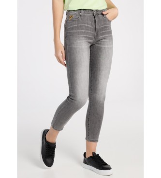 Lois Jeans Jeans Denim Grey 1962 High Waits Skinny Fit Gris