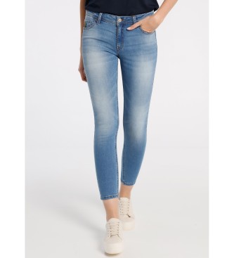 Lois Jeans Jeans Denim Medium 1962 Light Blue Skinny Fit Blue