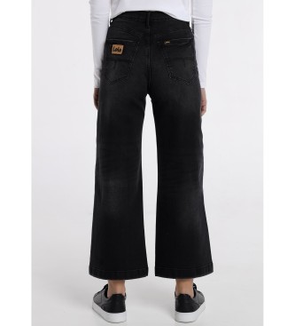 Lois Jeans - Box Tall Wide Leg Crop preto