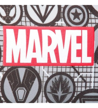 Disney Avengers Heroes Koffer met drie compartimenten zwart -22x12x5cm