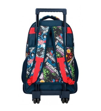 Joumma Bags Avengers Legendary Wheeled Backpack Navy