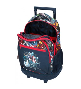 Joumma Bags Avengers legendariske rygsk med hjul Navy