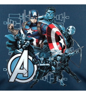 Joumma Bags Zaino con ruote Avengers Legendary blu scuro