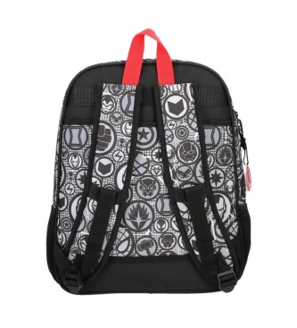 Disney Avengers Heroes School Backpack black -30x38x12cm
