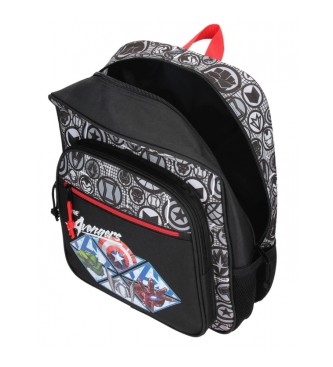 Disney Avengers Heroes School Backpack black -30x38x12cm