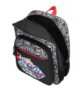 Disney Avengers Heroes School Backpack with trolley black -30x38x12cm