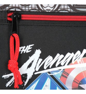 Disney Avengers Heroes School Backpack avec trolley noir -30x38x12cm