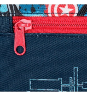 Joumma Bags Avengers Legendary 40 cm Schulrucksack mit marinefarbenem Trolley