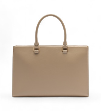 Love Moschino Borsa quadrata beige