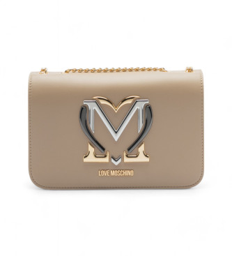 Love Moschino Borsa cuore beige