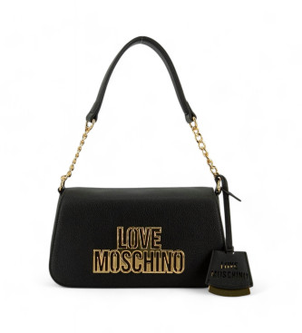 Love Moschino Črna torbica z verigo