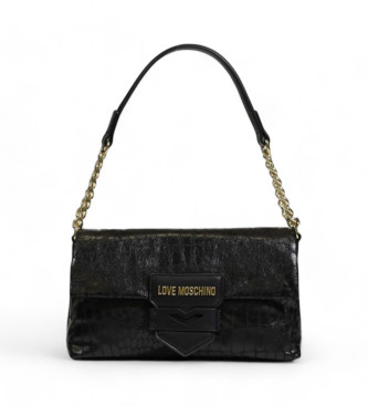 Love Moschino Torba koronkowa czarna