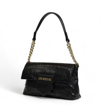 Love Moschino Torba koronkowa czarna