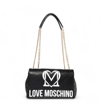 Love Moschino Bolso Quilt Emboss negro