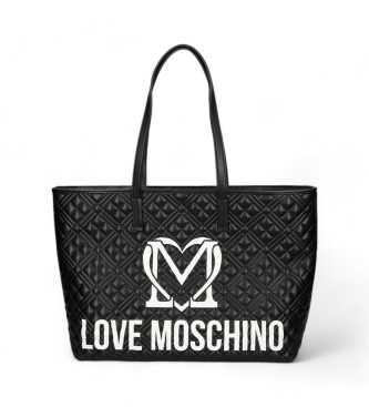 Love Moschino Črna vrečka za odeje