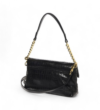 Love Moschino Zachte Croco tas zwart