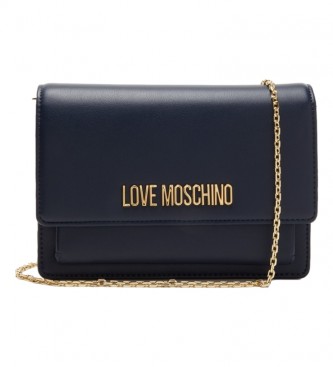 Love Moschino LM logo navy handbag