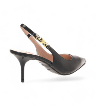 Love Moschino Chaussures en cuir Spillo70 noir