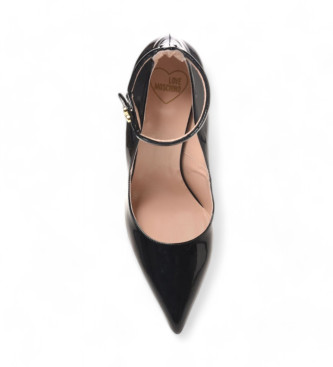 Love Moschino Chaussures en cuir Spillo95 noir