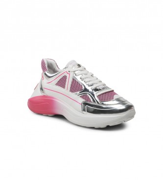 Love Moschino Superheat Sneakers with White Degrad Stitching