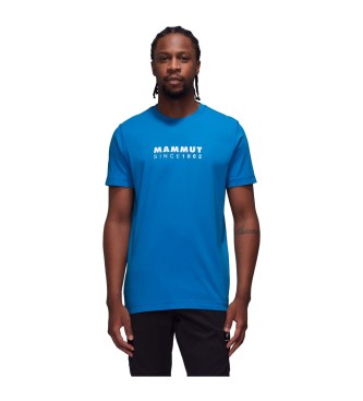 Mammut T-shirt com logtipo Core azul