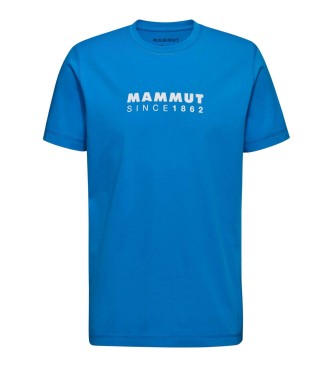 Mammut T-shirt com logtipo Core azul