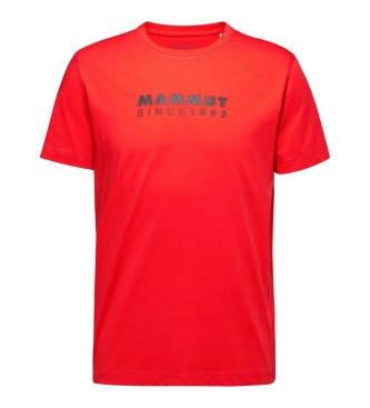 Mammut T-shirt avec logo Core rouge