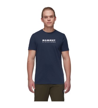 Mammut T-shirt com logtipo Core azul-marinho