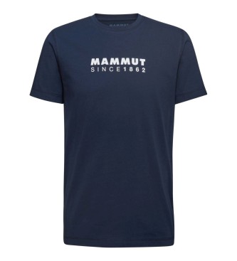 Mammut T-shirt con logo blu scuro