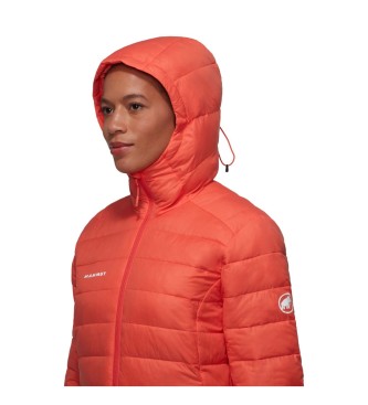 Mammut Casaco com capuz Crag em coral